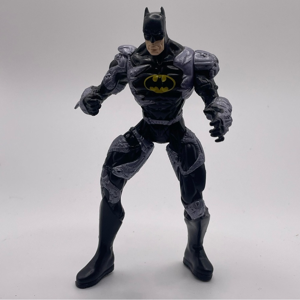 Batman Action Figure - Black and Gray DC Comics. I am Batman.  1996. Vintage.